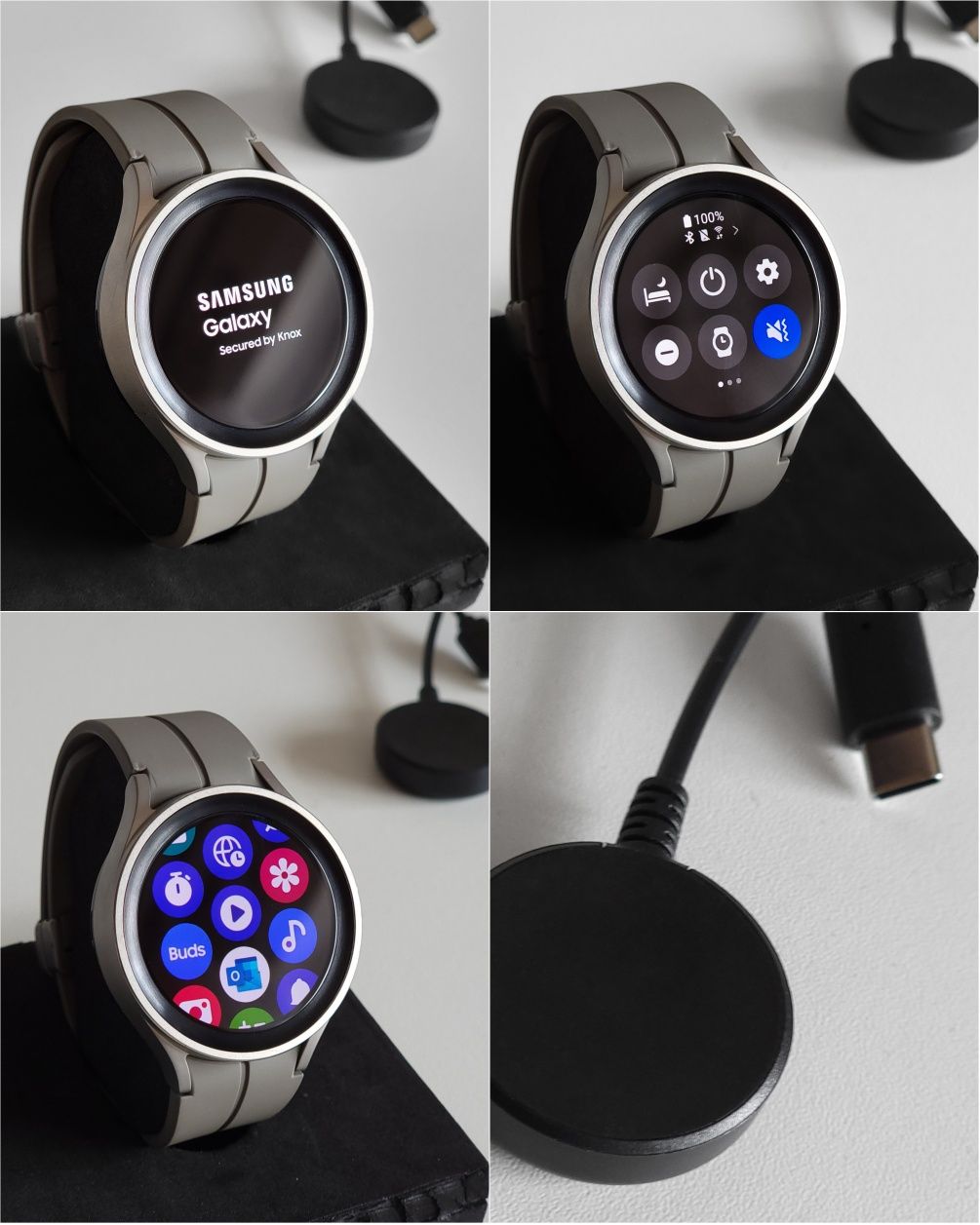 Смарт-годинник Samsung Galaxy Watch 5 Pro 45mm / SM-R920 / Gray Titan