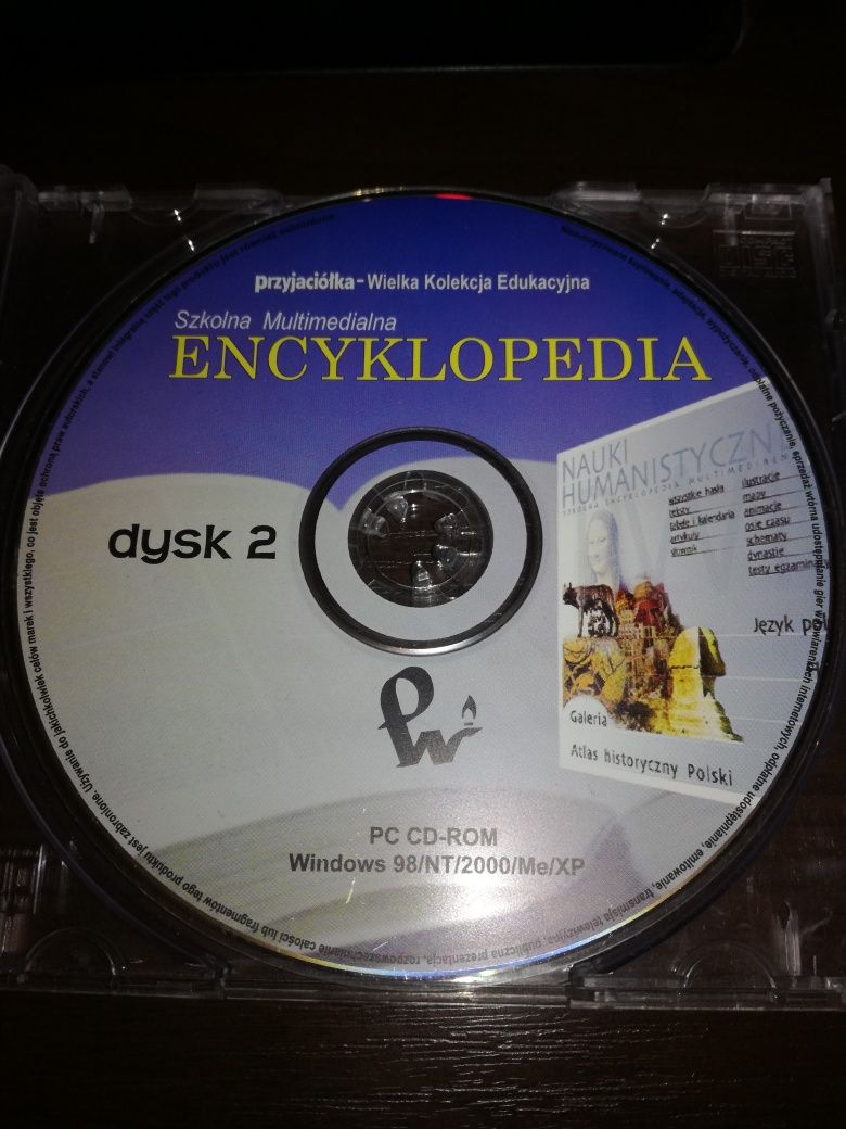 Encyklopedia płyta wielka kolekcja edukacyjna nauki humanistyczne 2