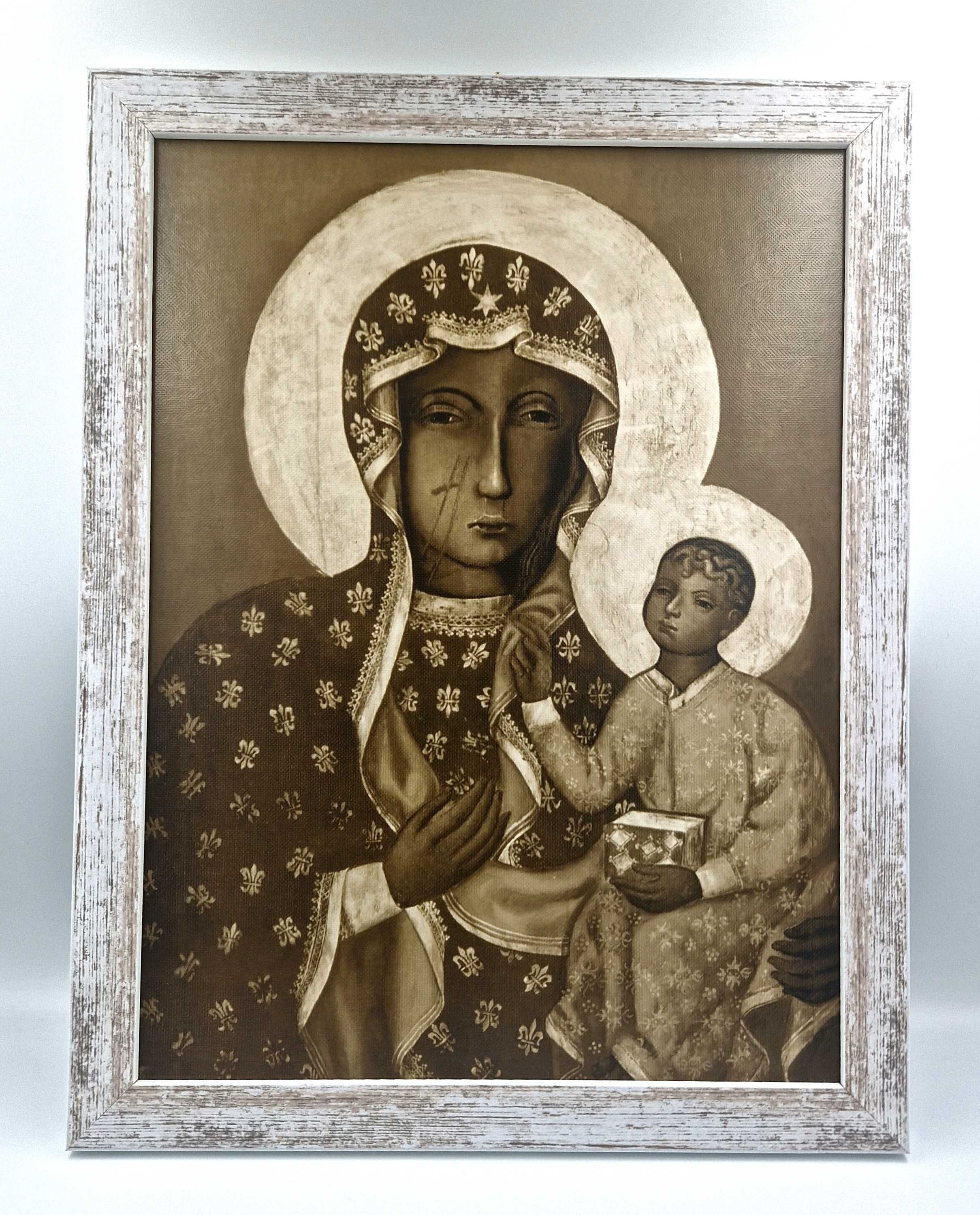 Duży obraz Matka Boska Częstochowska na ścianę