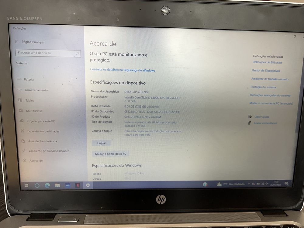 Hp EliteBook 820 G3 + oferta de docking