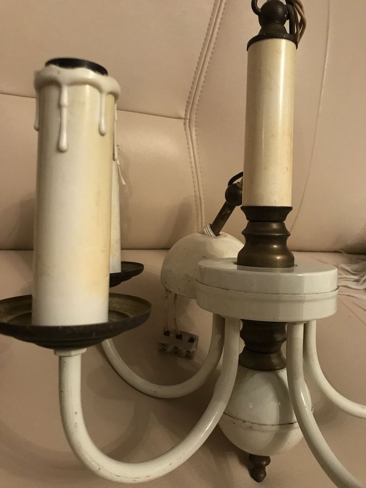 Żyrandol lampa świecznik antyk vintage stylowy żyrandol