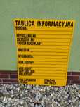 Sprzedam nowe tablice informacyjne