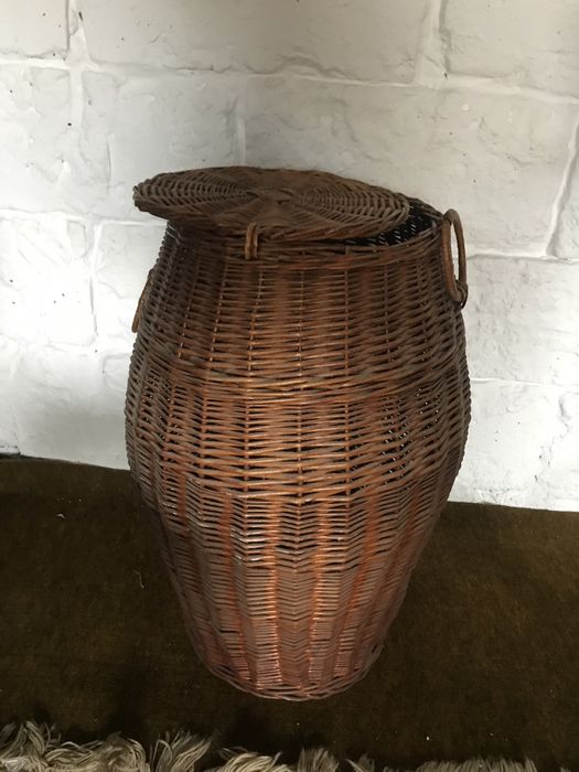 Kosz koszyk wiklinowy na pranie 67 cm