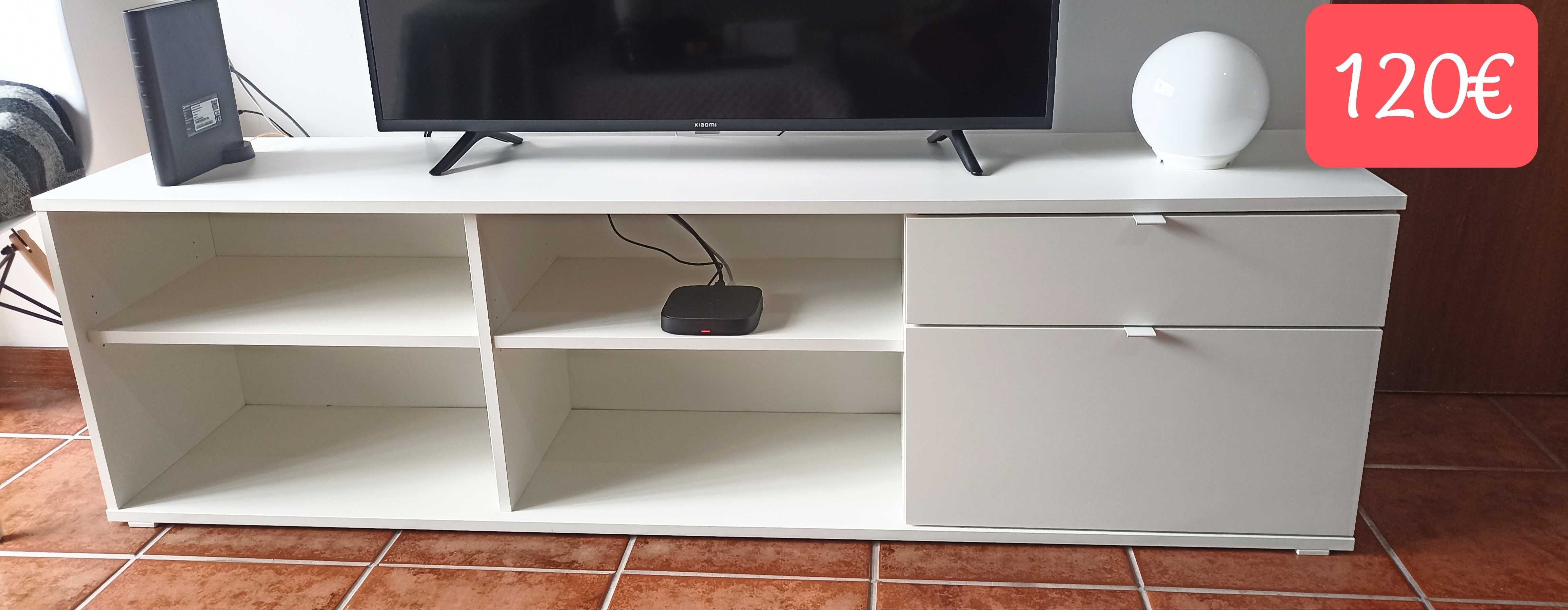 Mesa TV branco 176x37