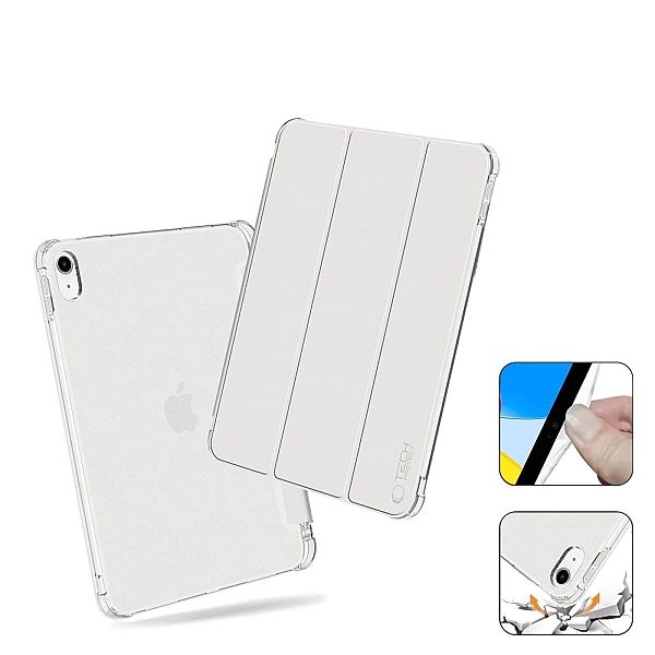 Etui Tech-Protect SC Pen Hybrid na iPad 10 / 2022 - szare - przezroczy