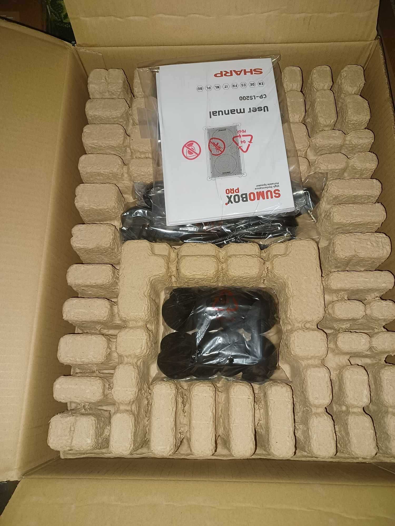 Głośnik nowy SHARP SumoBox CP-LS200 - impreza bez prądu!!
