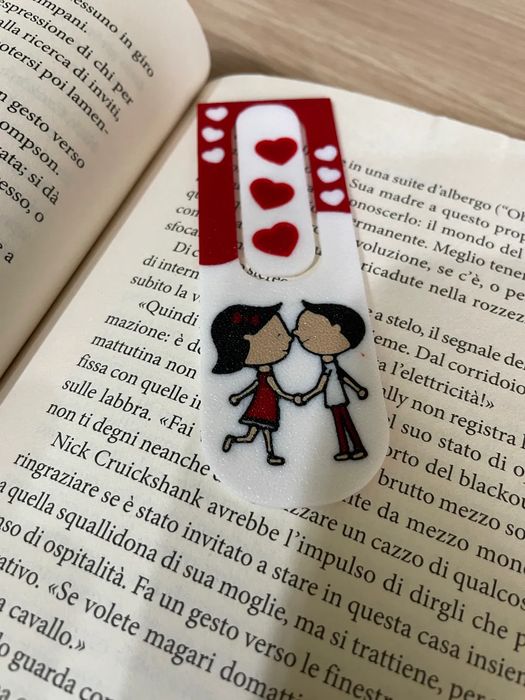 Marcador de Livros Dia dos Namorados
