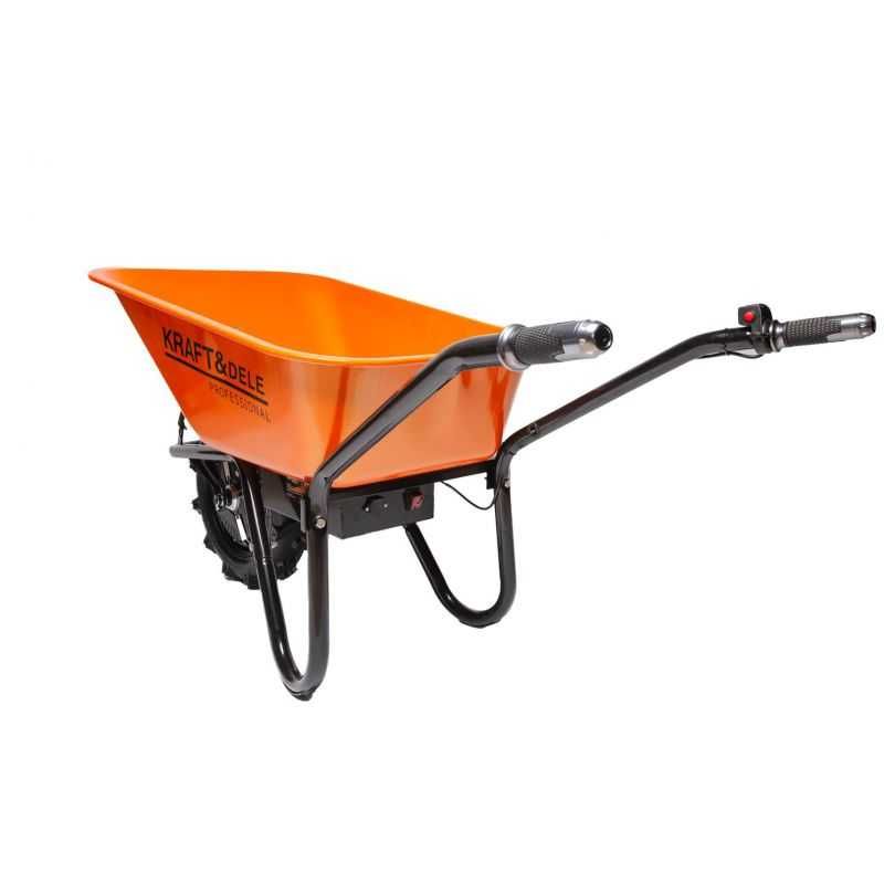 Taczka z Napędem Akumulatorowa 80l 150kg 24v Samobieżna Kraft Sklep