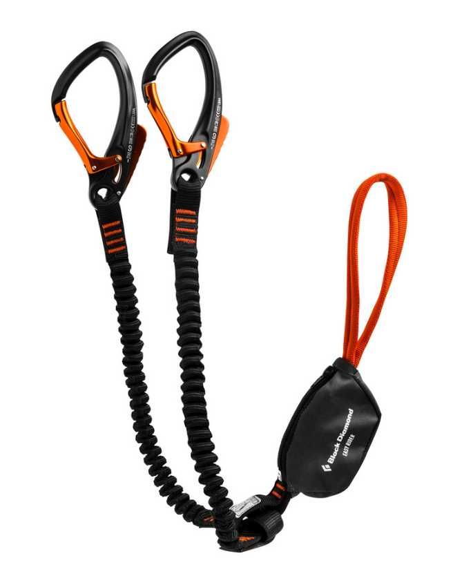 Lonża na via ferrata Black Diamond z absor - wypożyczalnia, wynajem