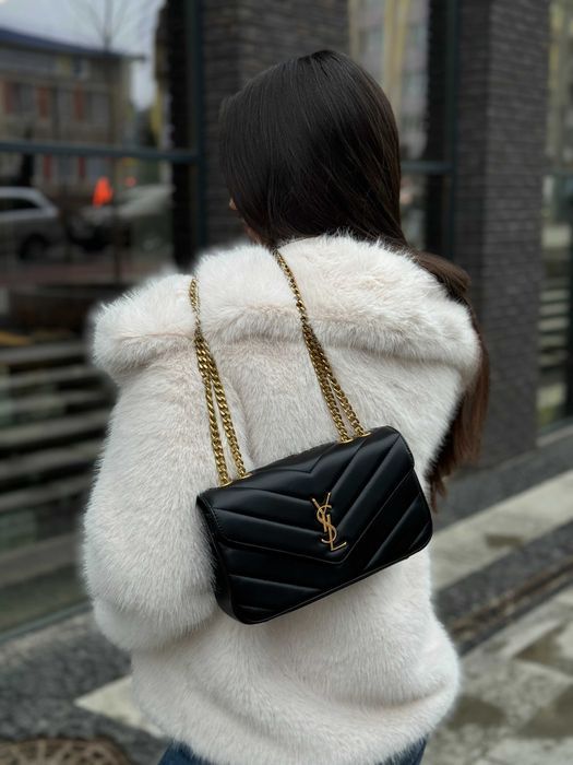 Жіноча Сумка Saint Laurent LouLou Small in Matelassé Lambskin