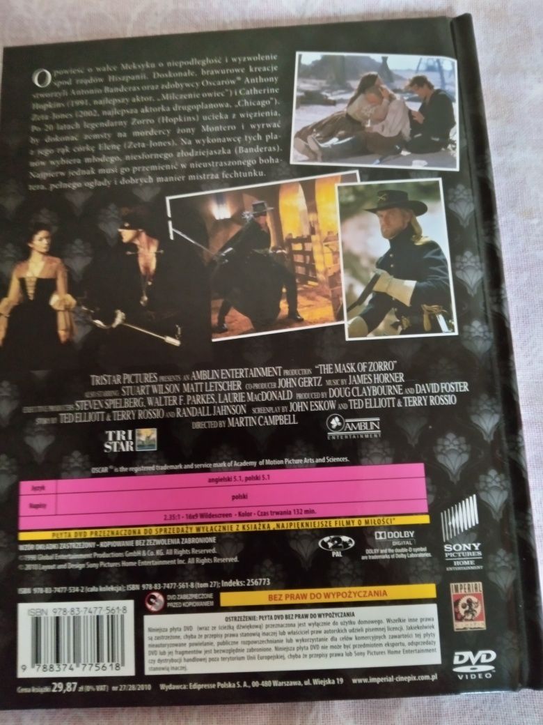 Filmy DVD Maska Zorro