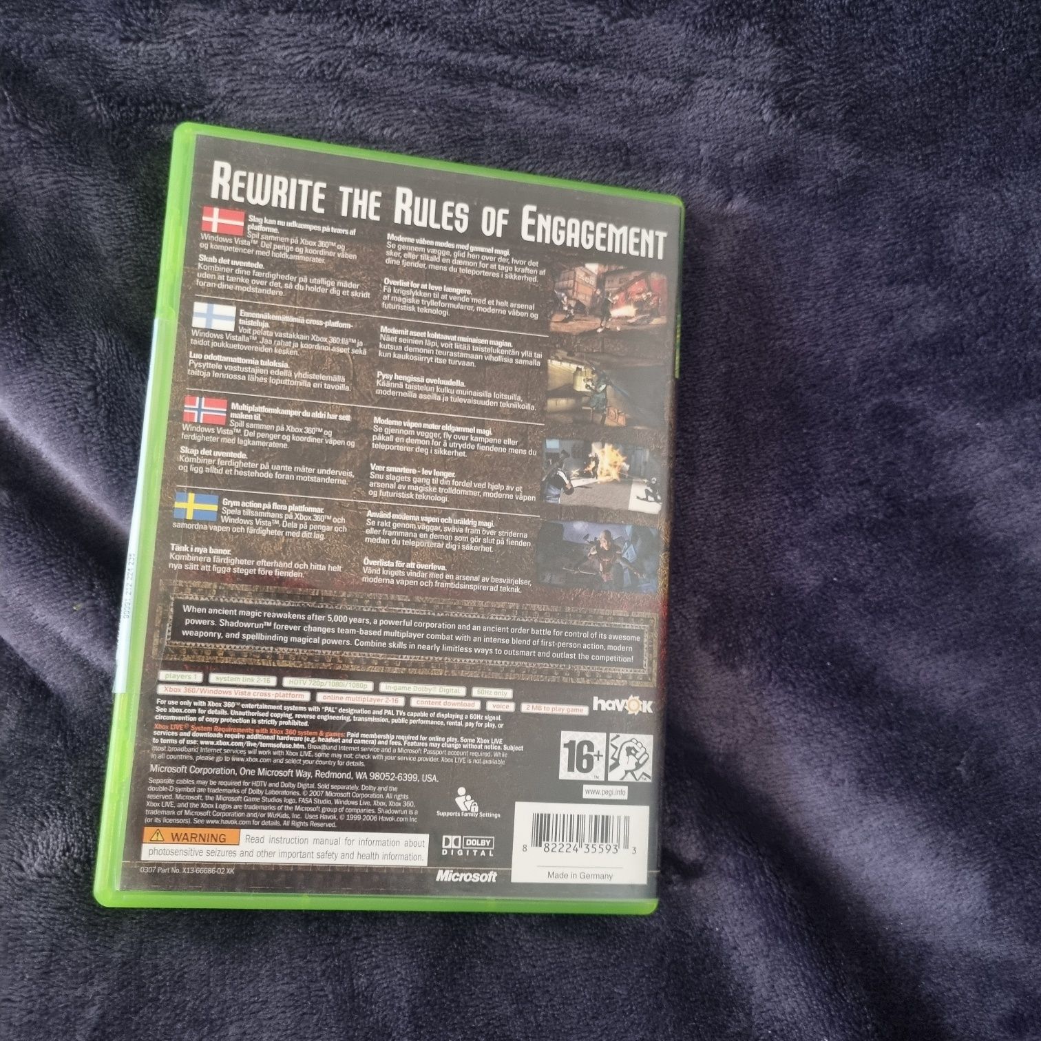 Shadow Run Xbox 360
