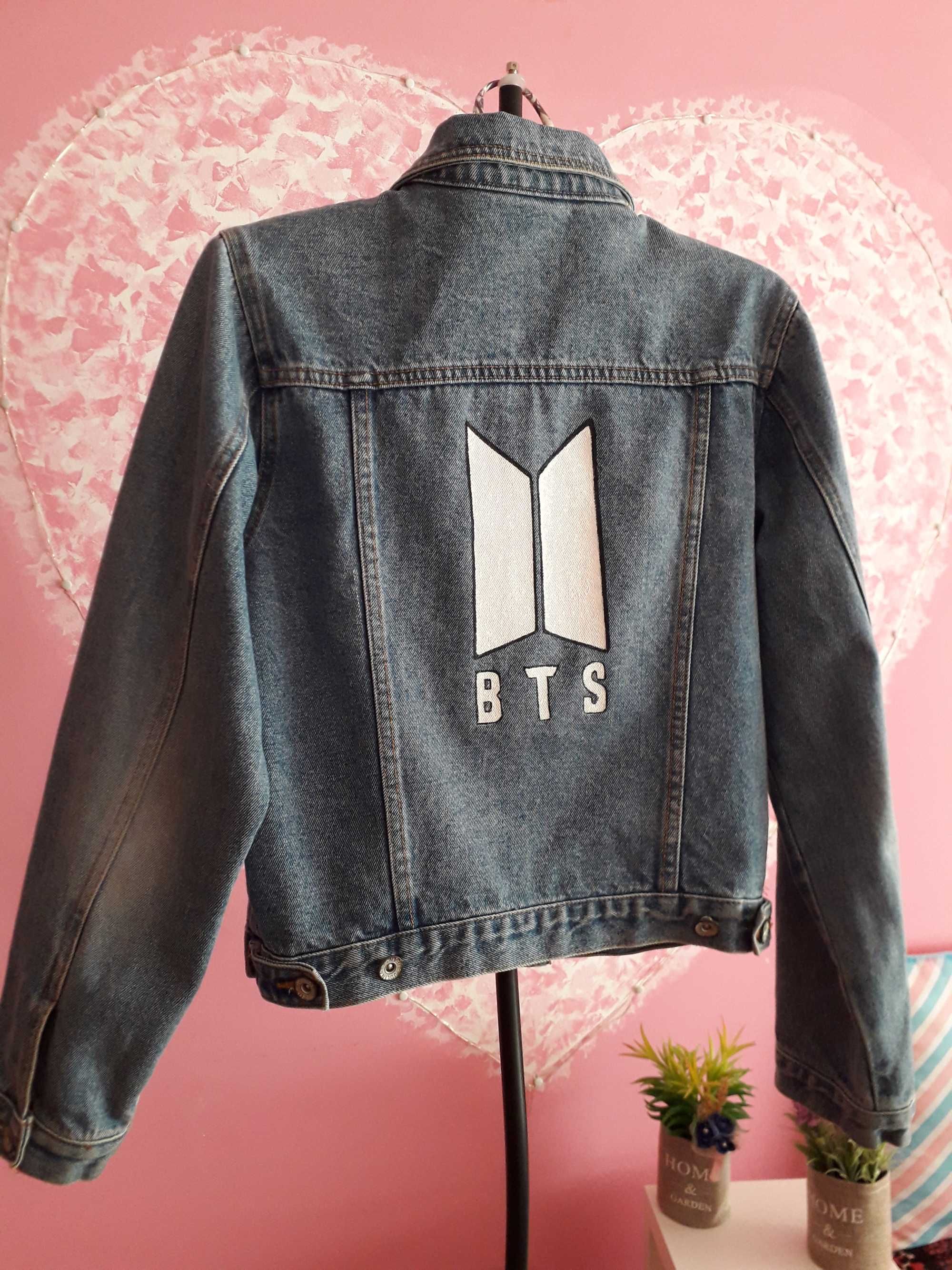 Casaco de ganga personalizado BTS