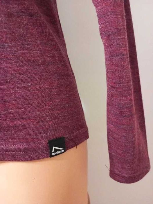 Norheim Dziewczęca-Młodzieżowa Koszulka 70%Merino rozm.164/14lat
