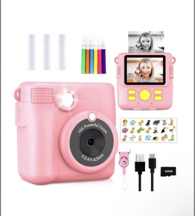 Дитячий цифровий фотоапарат DIY Instant Digital Camera