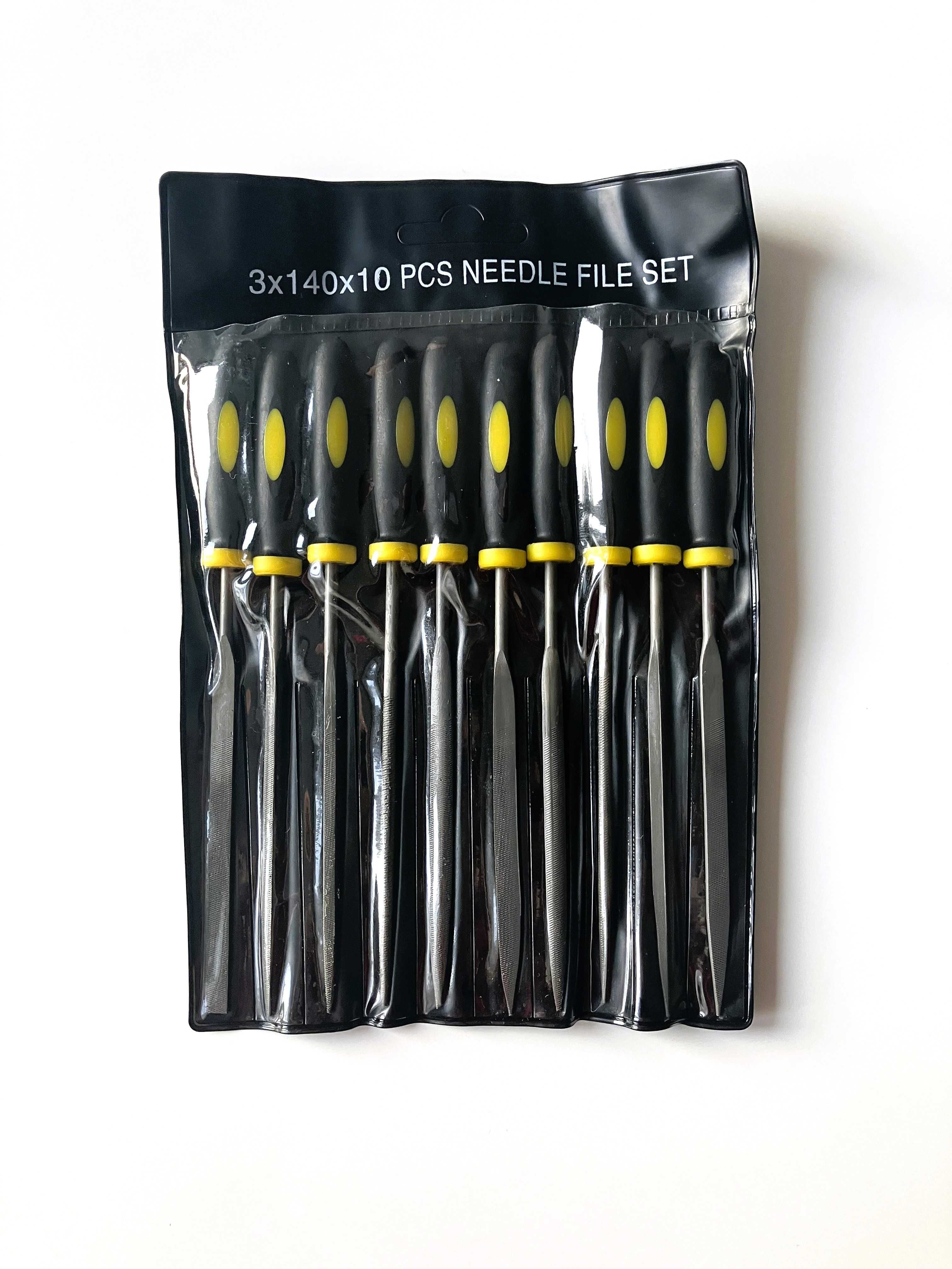Zestaw 10 sztuk precyzyjnych metalowych pilników igłowych High Quality