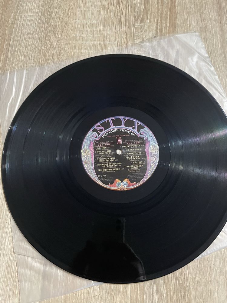 Styx Paradise Theater USA EX+ LP