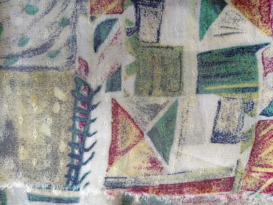 tecido estampado viscose 1,50m largura 5,00 €/ metro