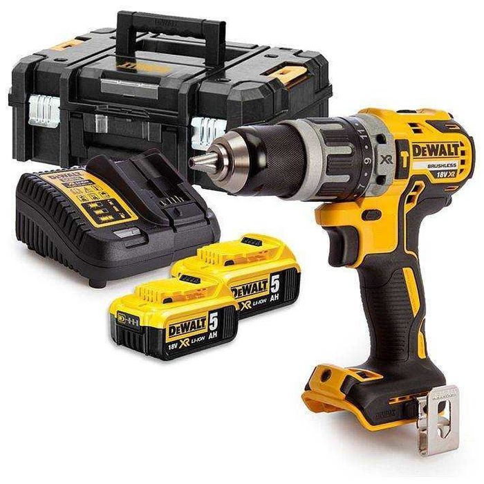 Wiertarko-wkrętarka Dewalt DCD796P2,Walizka TSTAK, 2xaku 5AH,Ładowarka