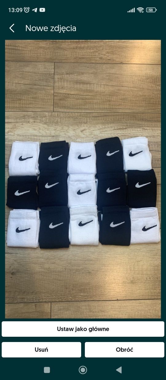 Skarpetki męskie i damskie Nike 10 par