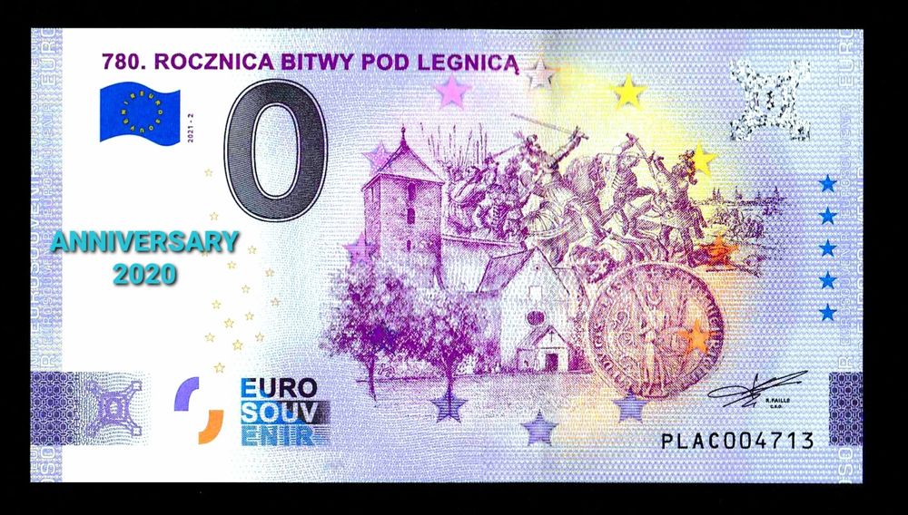 0 euro Rocznica bitwy pod Legnica Anniversary