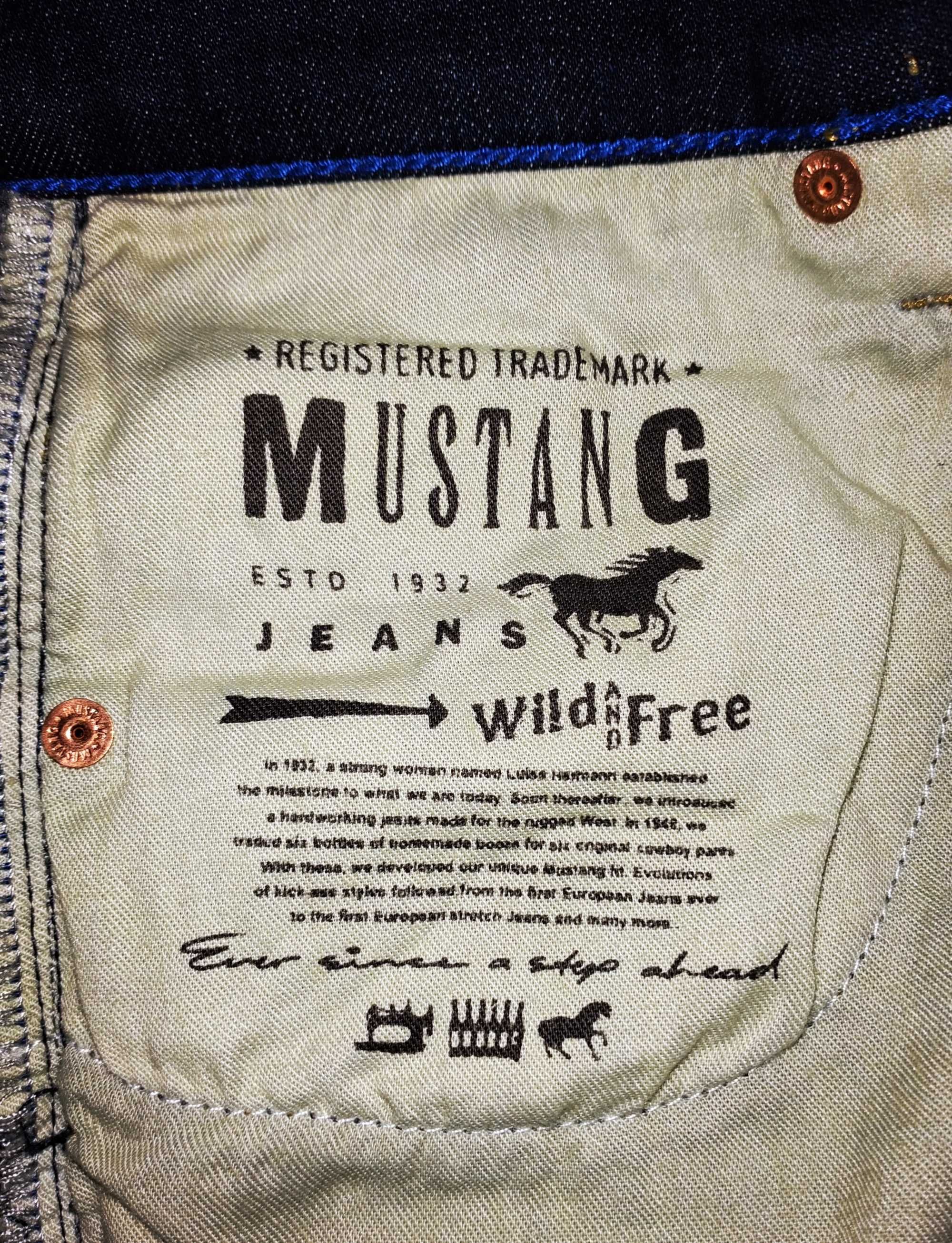 MUSTANG piękne spodnie Jeans męskie damskie unisex 29/32 wys