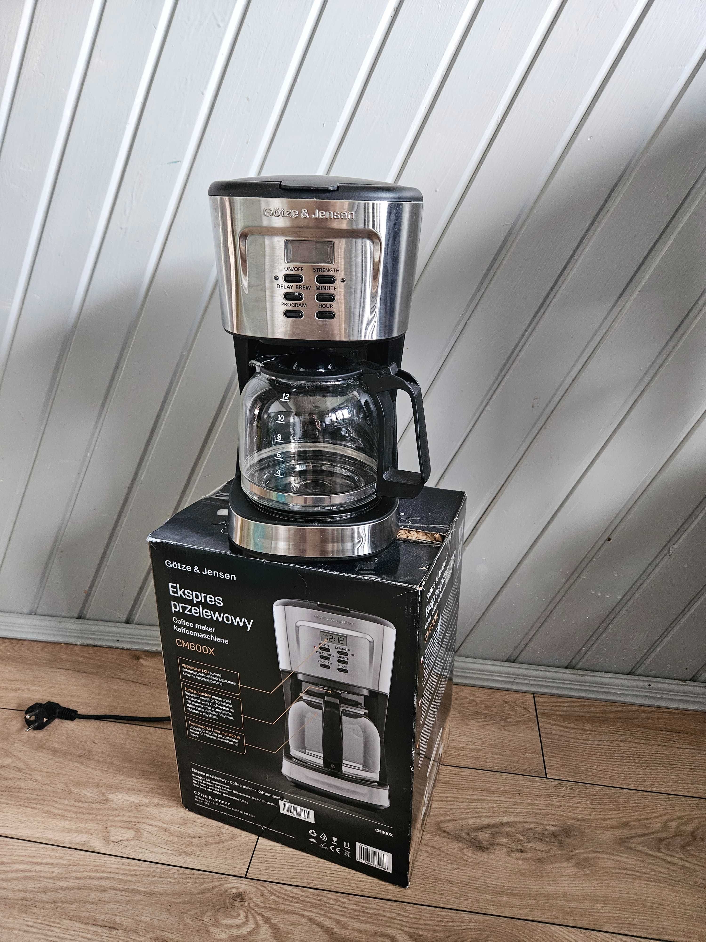 Ekspres przelewowy do kawy gotze jensen 1.5l jak nowy