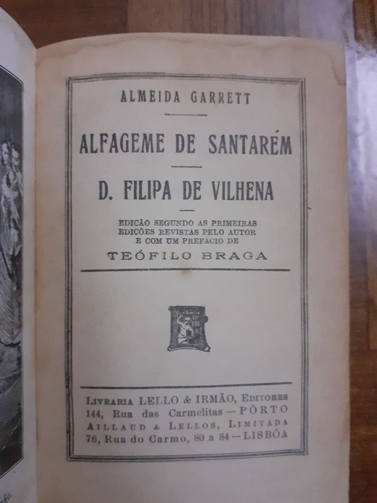 A. Garrett, Alfame e D. Filipa