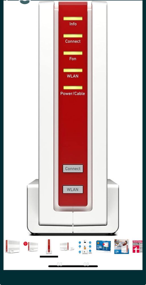 AVM FRITZ! Box 6690 kabel (modem kablowy DOCSIS 3.1, 4x4 Wi-Fi 6