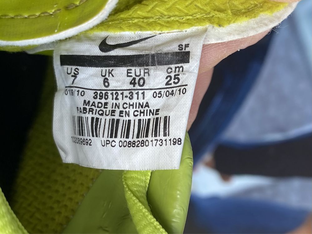Nike mercurial бутсы оригинал копы футбольные 40 размер