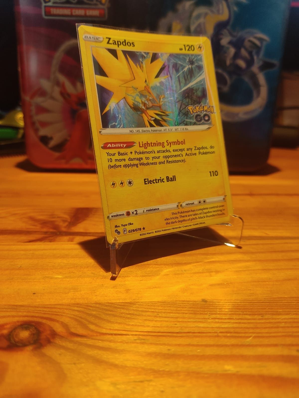 Pokemon TCG Zapdos - Pokemon GO 029/078