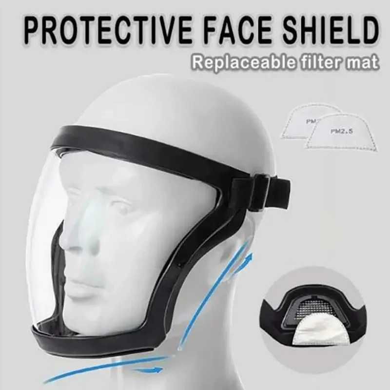 Защитная маска для лица с фильтрами. Строительная. Маска респиратор
