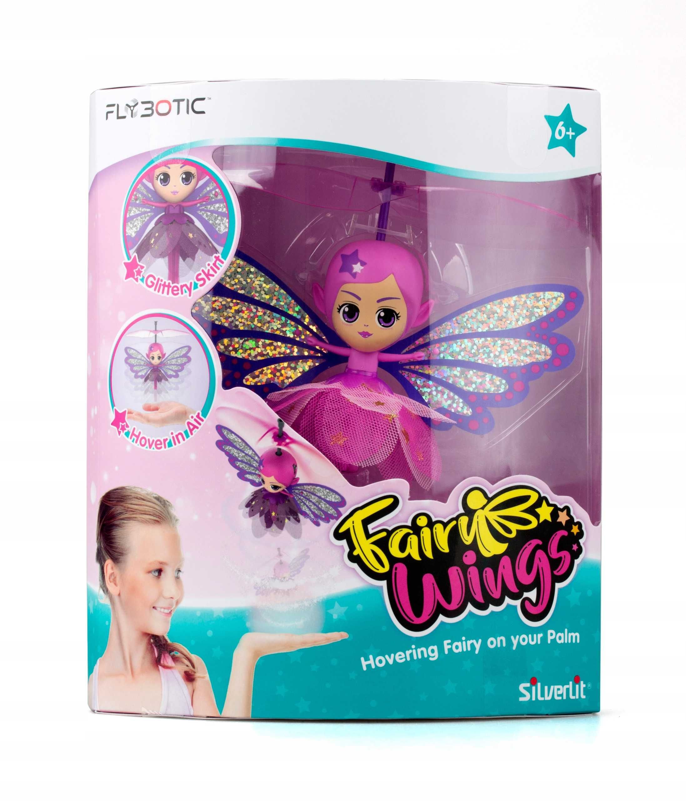 Silverlit Latająca wróżka Fairy Wings Różowa  6+  *NOWA*