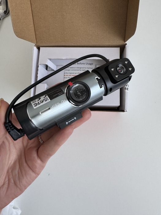 Kamerka samochodowa ETYMOOGOX HD 1080P DUAL z kamerą tylną