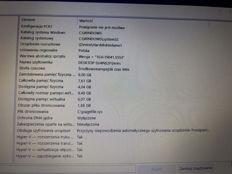 Laptop Lenovo 14 cali