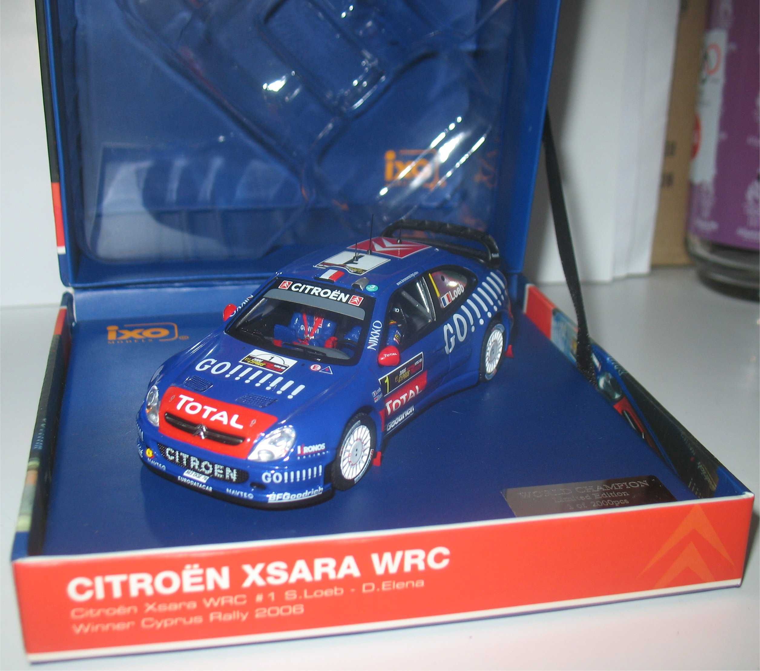 Ixo - Citroen Xsara WRC -Vencedor Rally do Chipre 2006- Sébastien Loeb