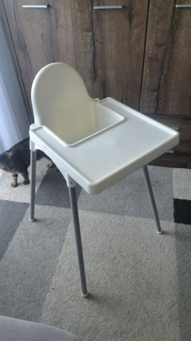 Krzesełko do karmienia ikea  białe