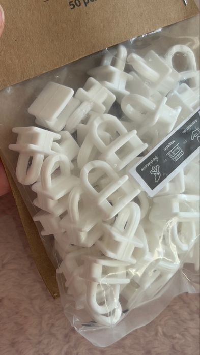 Żabki do karnisza 50 szt | JYSK