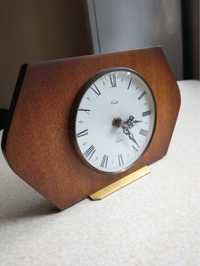 Zegar drewniany mosiężny 23 cm szerokości