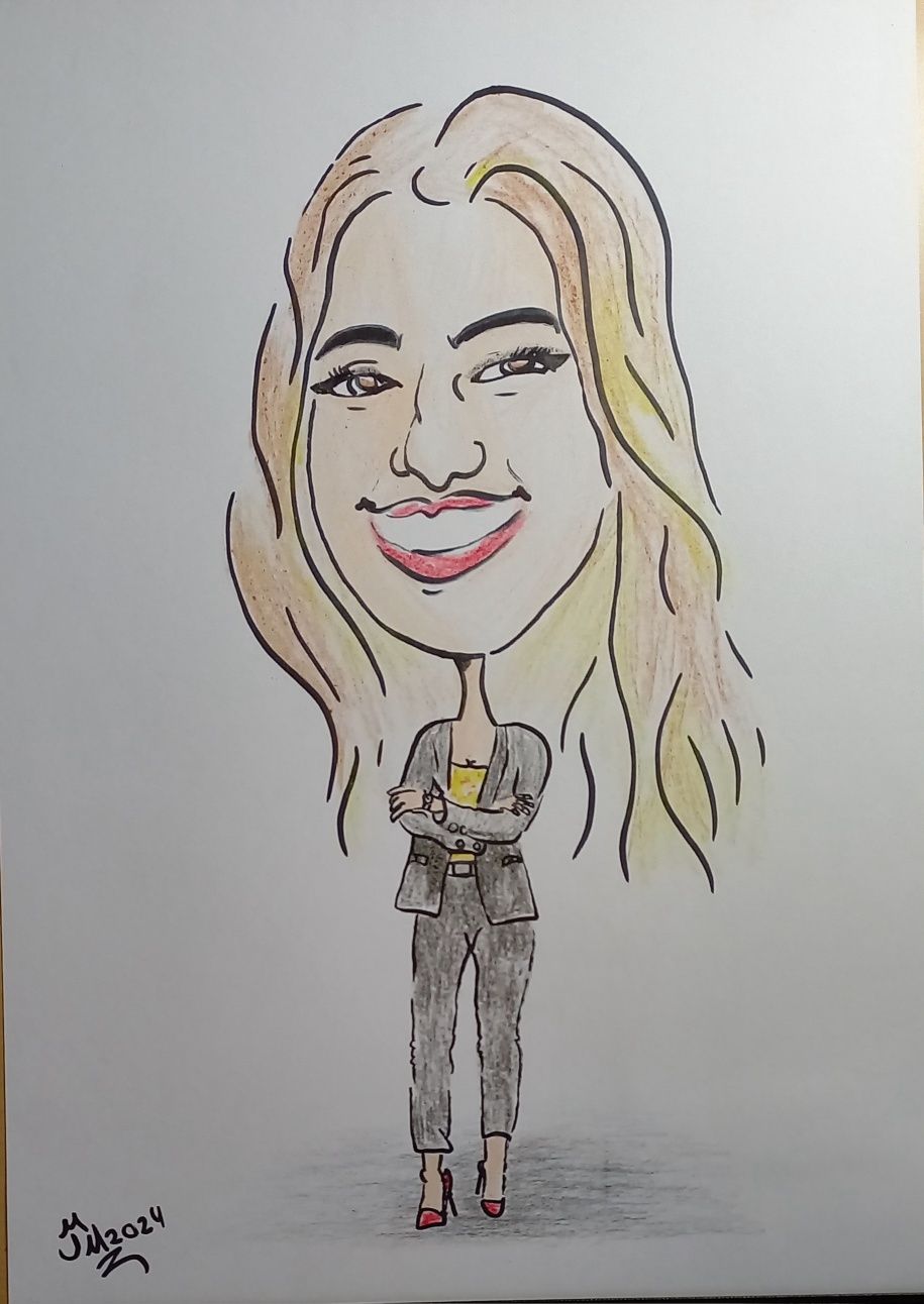 Caricature personalizada Ofereça Arte faço eventos