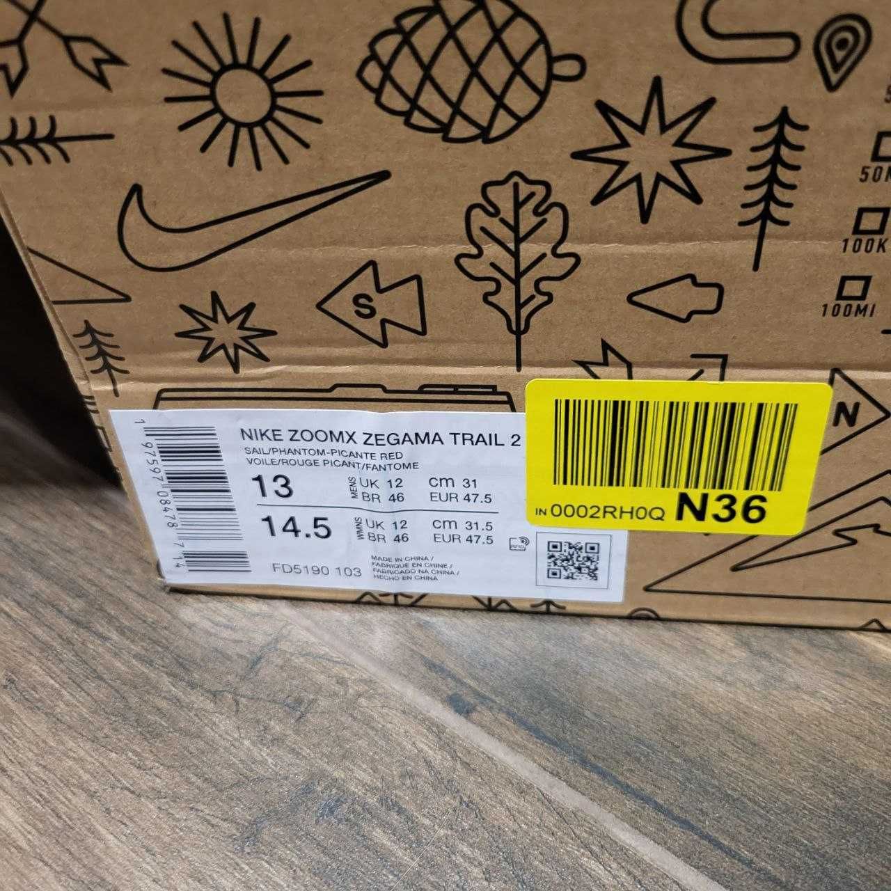 Оригінальні кросівки Nike Zoomx Zegama Trail 2.