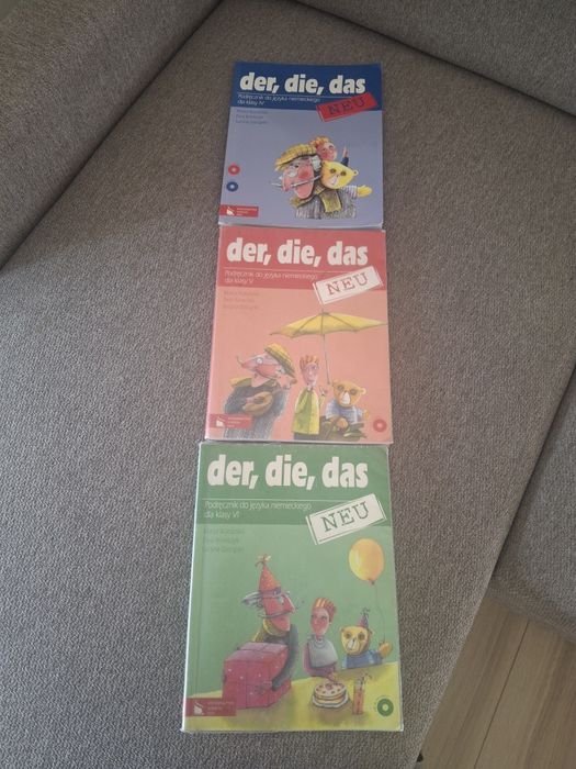 Podręczniki  do języka niemieckiego  klasa 4,5,6.