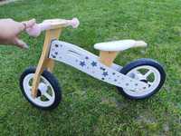 Rowerek biegowy drewniany stan idealny dla dziewczynki sliczny