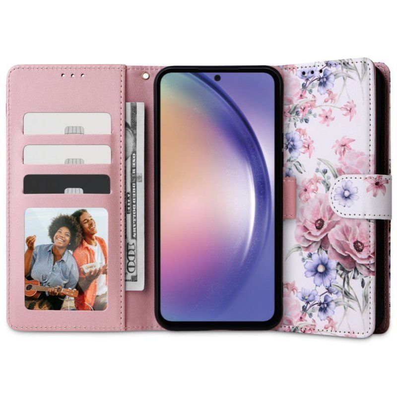 Tech-Protect Wallet Xiaomi Redmi 13C / Poco C65 Blossom Flower