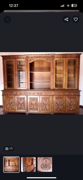 2 Moveis de sala trabalhados antigos