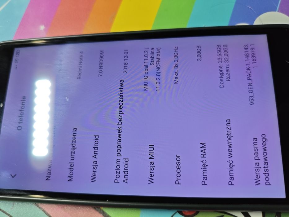 Redmi note 4 stan idealny, zawsze z szybką i zawsze w pokrowcu. W pełn