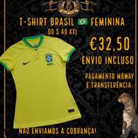 Camisola de mulher selecção brasileira