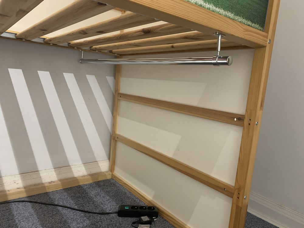 Łóżko ikea piętrowe „piłkarskie” stan bardzo dobry
