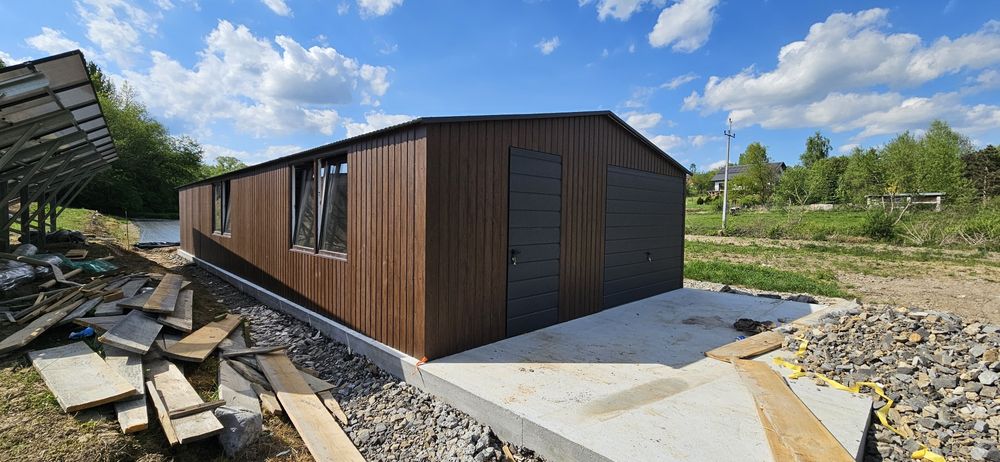 GARAŻ Drewnopodobny Hala Wiata Rolnicza Budka ogrodowa Magazyn Blaszak