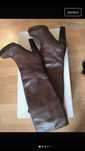 Skorzane botki Marni roz. 38